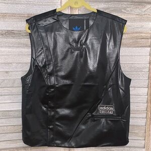 NWT Adidas Blue Version Chile62 Button up vest
